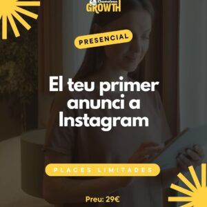 taller presencial crear anuncis a instagram