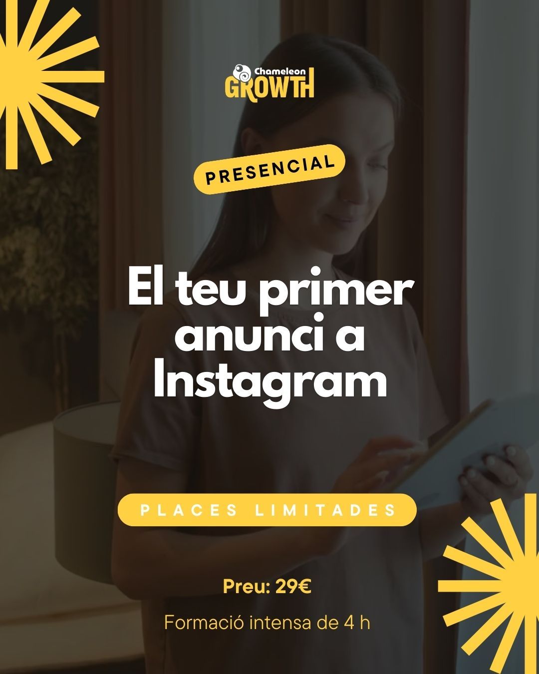 taller presencial crear anuncis a instagram