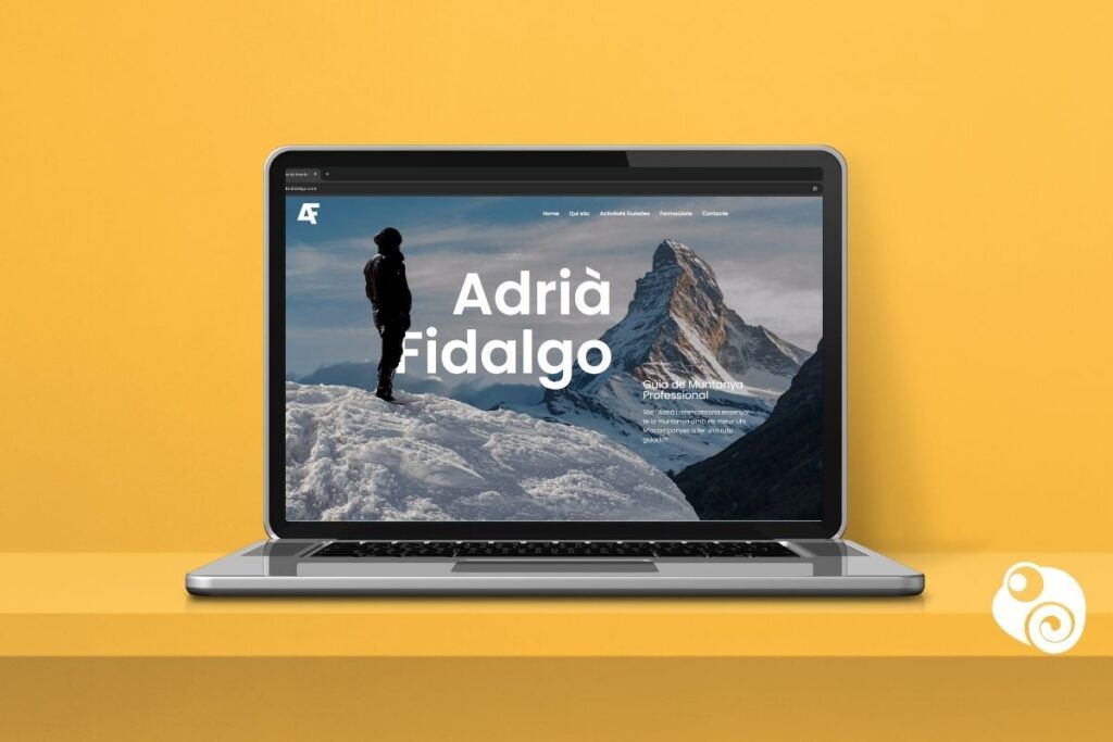 Diseño a medida de página web con el Kit Digital Adria Fidalgo